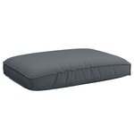 vidaXL Set de coussins de palette 2 Pièces Anthracite 120 x 80 x 12 cm