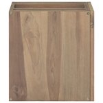 vidaXL Armoire murale de salle de bain 46x25 5x40 cm Bois teck massif