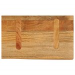vidaXL Dessus de table à bord vivant 60x20x3 8 cm bois massif manguier