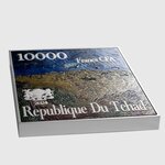 Pièce de monnaie en Argent - Zinc - Cuivre 10000 Francs g 77.75 (2.5 oz) Ag - 750 (24.11 oz) Zn - 120 (3.85 oz) Cu Millésime 2024 Van Gogh Tri-Metal SELF PORTRAIT