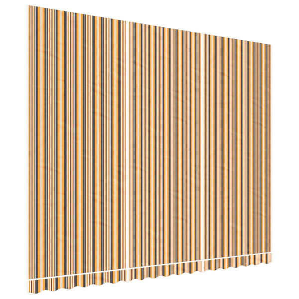 vidaXL Tissu de remplacement pour auvent rayures multicolores 4 5x3 5m