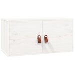 vidaXL Armoire murale blanc 60x30x30 cm Bois de pin massif