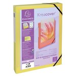 Boite De Classement Polypropylène Kreacover Pastel Dos 40mm - A4 - Couleurs Assorties - X 5 - Exacompta