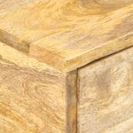 vidaXL Table console 115x35x76 cm Bois de manguier massif