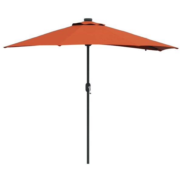 vidaXL Parasol de jardin Terre cuite 294 x 150 x 223 cm