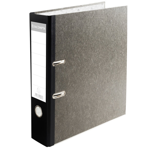 Classeur à levier prem'Touch Dos 80  Noir x 20 EXACOMPTA