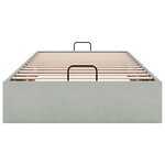 vidaXL Cadre de lit ottoman sans matelas gris clair 90x190 cm velours