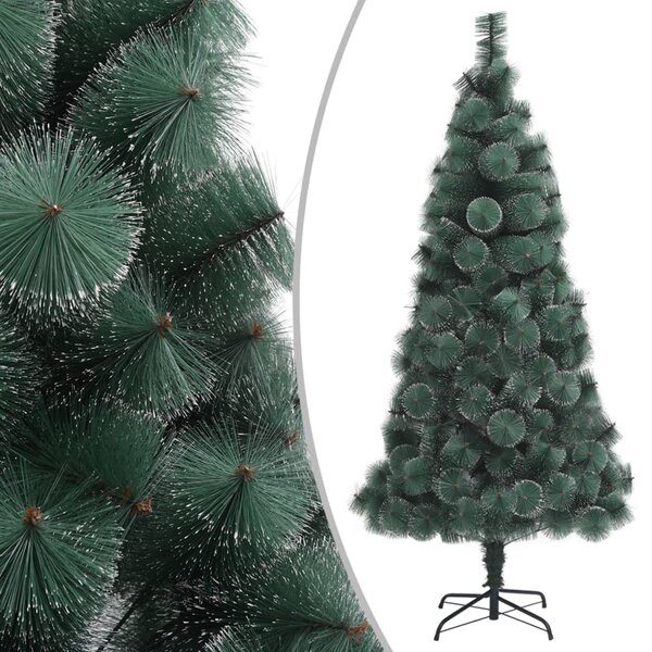 vidaXL Sapin de Noël artificiel avec support Vert 120 cm PET