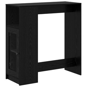 vidaXL Table de bar Chêne noir 101 x 40 x 103 5 cm Bois d'ingénierie