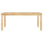 vidaXL Table à manger Corona 180x90x75 cm bois massif de pin