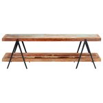 vidaXL Meuble TV 160x40x50 cm Bois de récupération massif