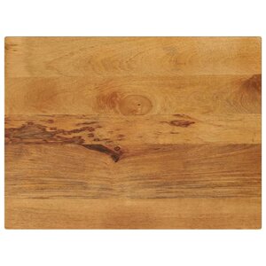 vidaXL Dessus de table 90x70x3 8 cm rectangulaire bois massif manguier