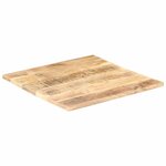 vidaXL Dessus de table Bois de manguier solide 25-27 mm 70x70 cm