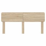 vidaXL Tête de lit Chêne Sonoma 200 cm Bois d'ingénierie