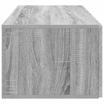 vidaXL Meuble TV mural Sonoma gris 78 5 x 41 x 30 cm Bois d'ingénierie