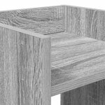 vidaXL Support de Plante 2 pièces Sonoma gris 30 x 30 x 80 cm