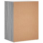 vidaXL Buffets 2 Pièces sonoma gris 60x39x80 cm bois d'ingénierie