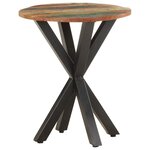 vidaXL Table d'appoint 48x48x56 cm Bois de récupération massif