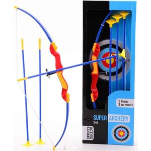 Johntoy 26830 - Sports Active Set d'arc et de flèches avec 3 flèches