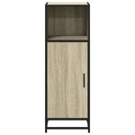 vidaXL Meuble de salle de bain Chêne Sonoma 35x37 5x100 cm Bois d'ingénierie