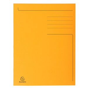 Chemise Imprimée 3 Rabats Forever® 280gm2 - Folio - Orange - X 50 - Exacompta