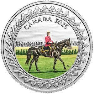 Pièce de monnaie en Argent 20 Dollars g 31.39 Millésime 2025 RCMP MUSICAL RIDE