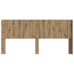 vidaXL Tête de lit Chêne artisanal Bois d'ingénierie