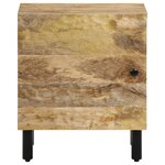 vidaXL Tables de chevet 2 Pièces 40x33x46 cm Bois de manguier solide