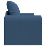 vidaXL Canapé-Lit Bleu 148 x 71 x 83 cm tissu