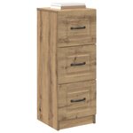 vidaXL Armoire à tiroirs 33 x 34 5 x 87 cm Bois d'ingénierie