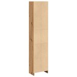 vidaXL Bibliothèque chêne artisanal 40x24x176 cm bois d'ingénierie