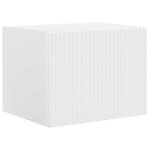 vidaXL Ensemble de meuble TV mural Montage mural 6 Pièces Blanc