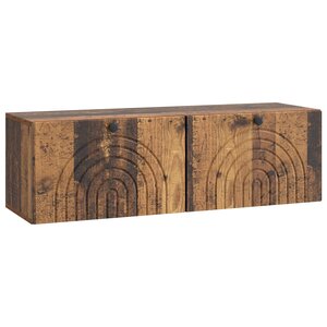 vidaXL Meuble TV mural Bois ancien 98 x 31 x 30 cm Bois d'ingénierie