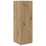 vidaXL Meuble TV mural 4 Pièces Chêne artisan 80 x 30 x 30 cm Moyen