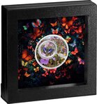 Pièce de monnaie en Argent 500 Francs g 17.50 Millésime 2024 Butterflies APATURA IRIS