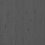 vidaXL Tête de lit murale Gris 126x3x91 5 cm Bois massif de pin