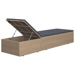 vidaXL Ensemble à Manger de jardin 11Pièces poly rotin et bois solide
