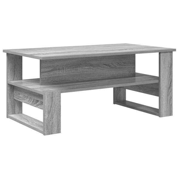 vidaXL Table basse Gris Sonoma 90 x 50 x 40 cm Bois d'ingénierie