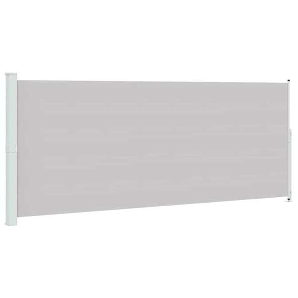 vidaXL Auvent latéral rétractable de patio 200x500 cm Gris