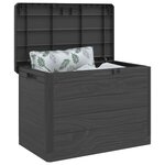 vidaXL Boîte à coussins d'extérieur anthracite 77 5x44 5x53 cm PP
