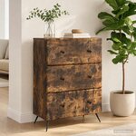 vidaXL Armoire à tiroirs 66 x 34 5 x 90 cm Bois d'ingénierie