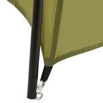 vidaXL Tente de piscine Tissu 500x433x250 cm Vert