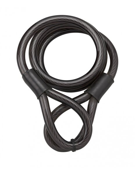 THIRARD - Câble antivol Twisty  vélo  abris de jardin  Ø 15  1.80m  acier gaine PVC - THIRARD