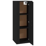 vidaXL Meuble TV mural Noir 40x34 5x100 cm