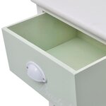 vidaXL Armoire de rangement en style français 5 tiroirs Bois
