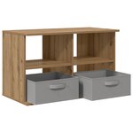 vidaXL Support de télévision Chêne artisanal 79 x 40 x 48 cm