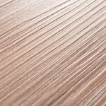 vidaXL Planches de plancher PVC autoadhésif 2 51 m² 2 mm Marron chêne