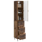vidaXL Ensemble de Meubles 2 Pièces Bois ancien 33 x 34 5 x 90 cm
