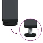 vidaXL Table basse anthracite 68 5x50x43 5 cm acier laminé à froid