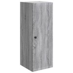 vidaXL Armoire Murale Sonoma gris 33 x 34 5 x 90 cm Bois d'ingénierie